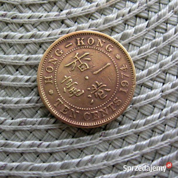 Hong Kong 10 Cent 1974r Kalisz sprzedam