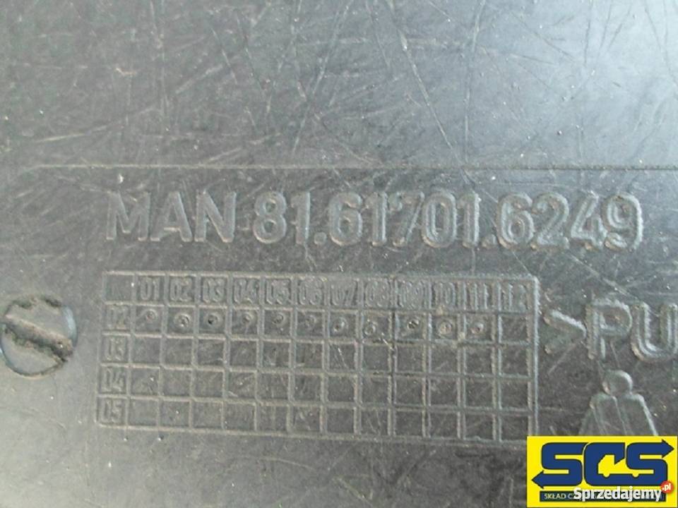 MAN TGA DESKA KONSOLA 30 NETTO 81617016199 CAŁA ciężarowe Bieleń