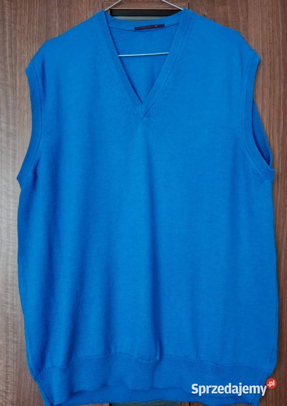 Bezrękawnik męski z dekoltem w serek Wkładane przez głowę  Łódź sprzedam