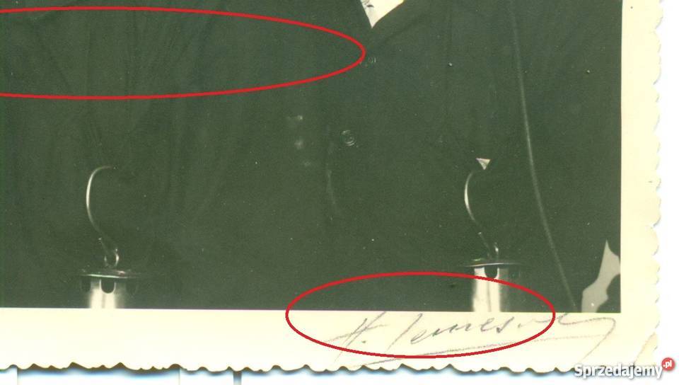 Stare zdjęcie górnik górnicy lampa podpis śląskie Bielsko-Biała sprzedam