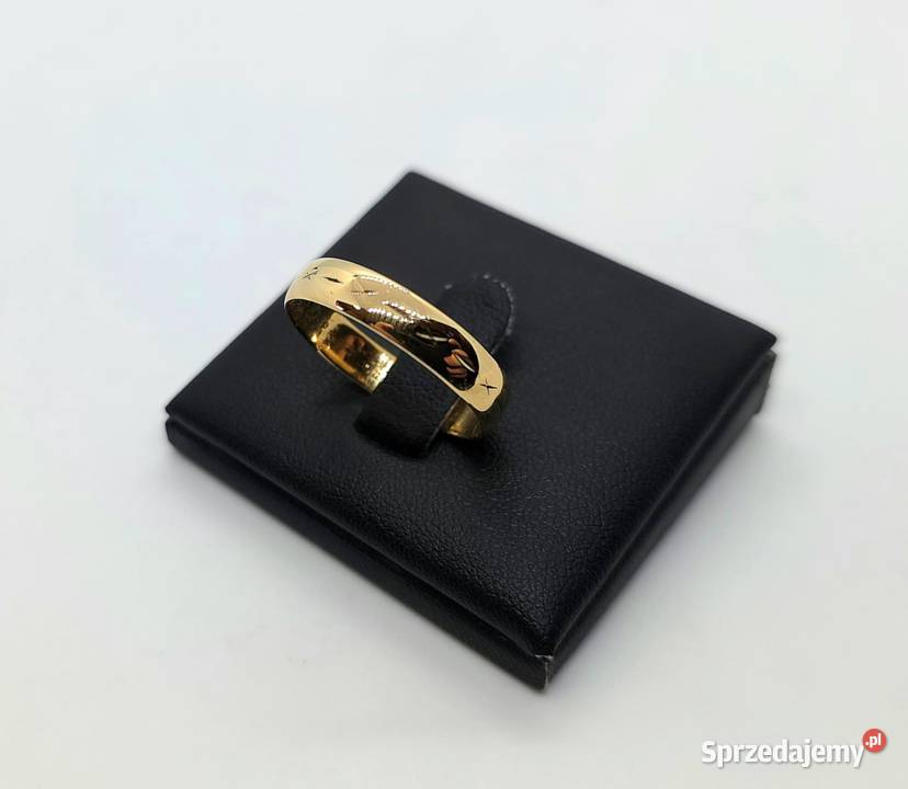 Złota obrączka próby 585 294g Rozmiar 22 złoto Elbląg