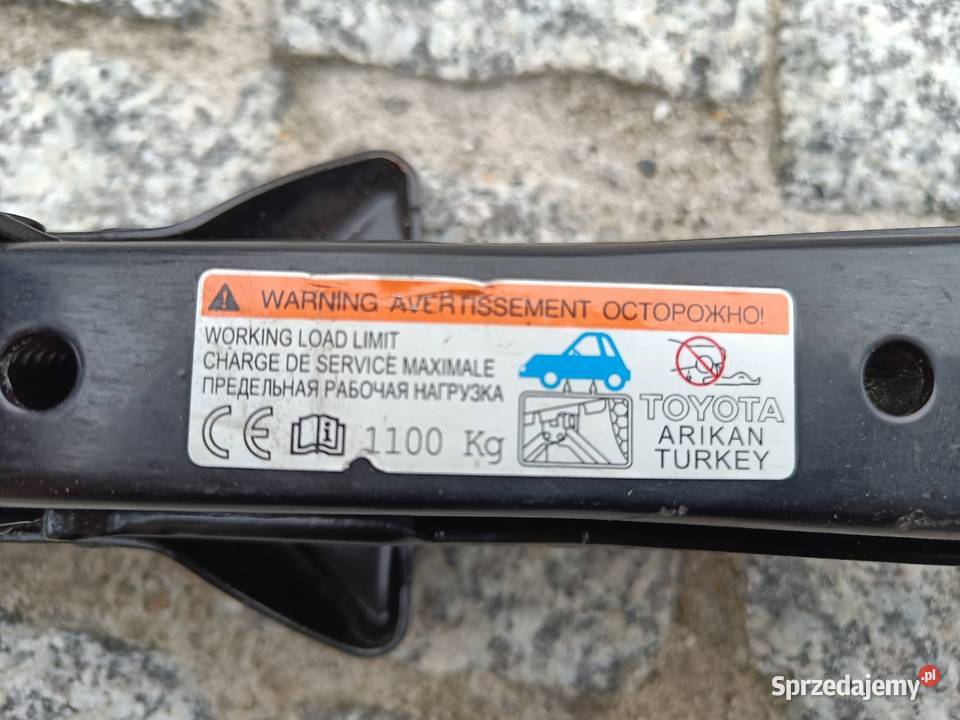 Lewarek podnośnik Toyota 1100 Akcesoria samochodowe Swarzędz