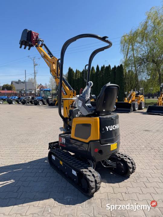 Minikoparka YUCHAI U10 silnik KUBOTA hydraulika Halinów