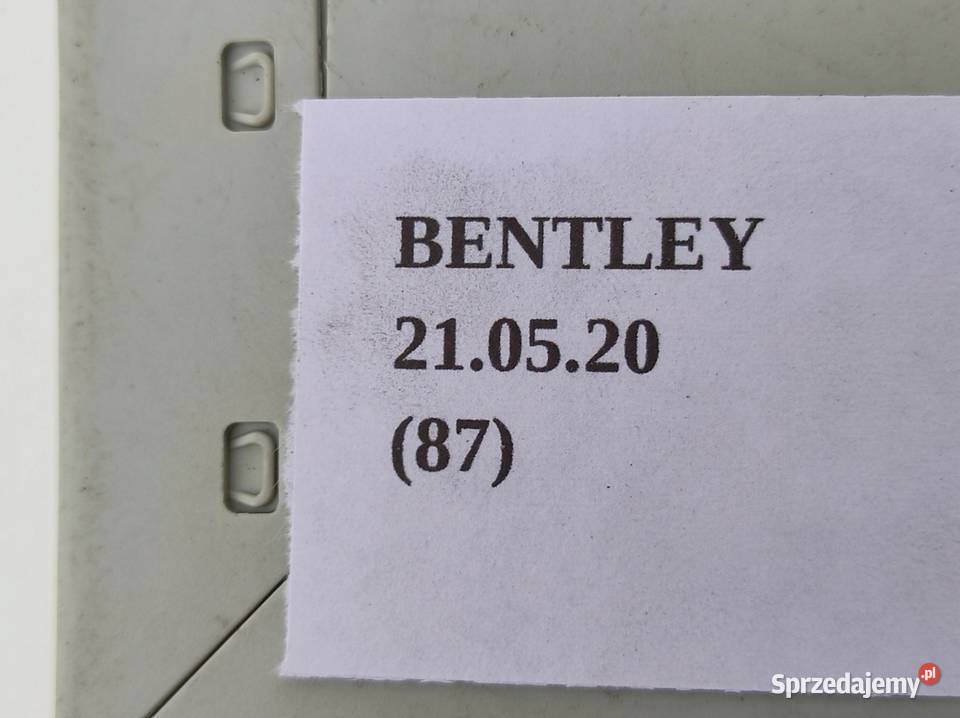 MODUŁ CIŚNIENIA OPON BENTLEY CONTINENTAL GT II wielkopolskie Nowy Tomyśl