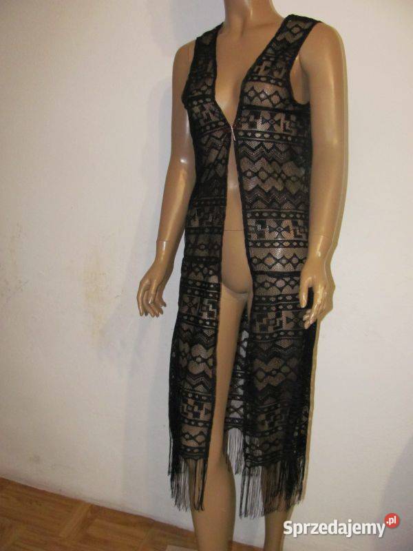 narzutka czarna koronka siateczka SM KILIBBI Zamość