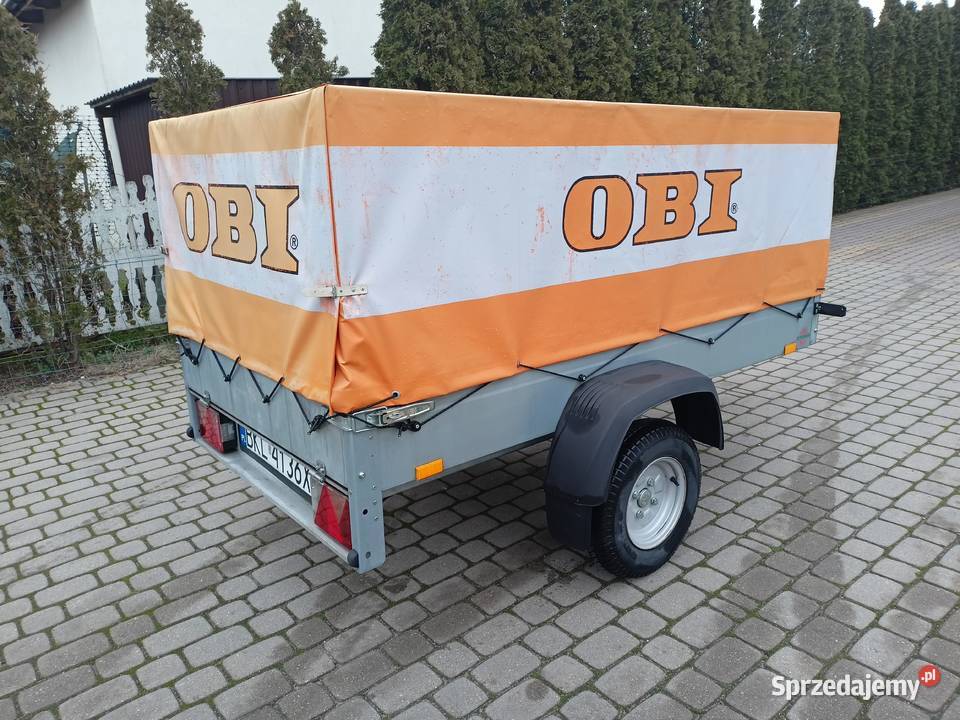 Przyczepa lekka STEMA 750 2014 plandeka nowa z burtowe Kolno