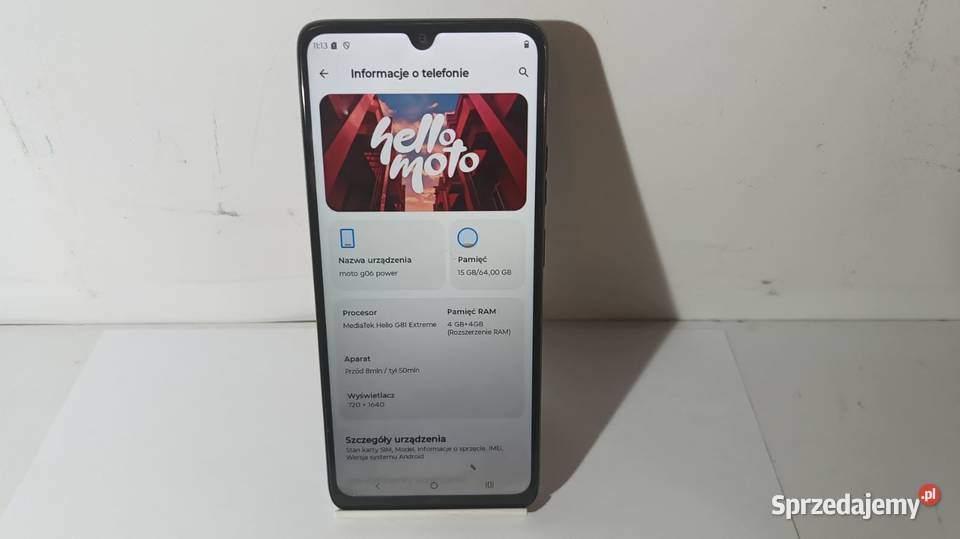 Smartfon MOTOROLA Moto G06 Power 464GB Katowice