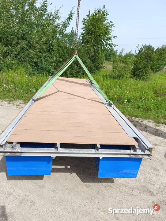 pomost pławiący 6m x 2m marina tratwa keja yboom podkarpackie Tarnobrzeg
