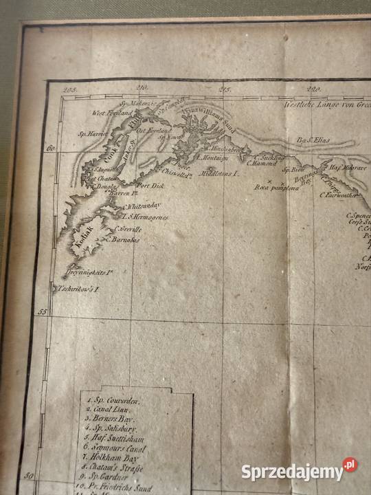 Antyczna Mapa Rycina 1818 PółnocnoZachodnie Czerwionka-Leszczyny