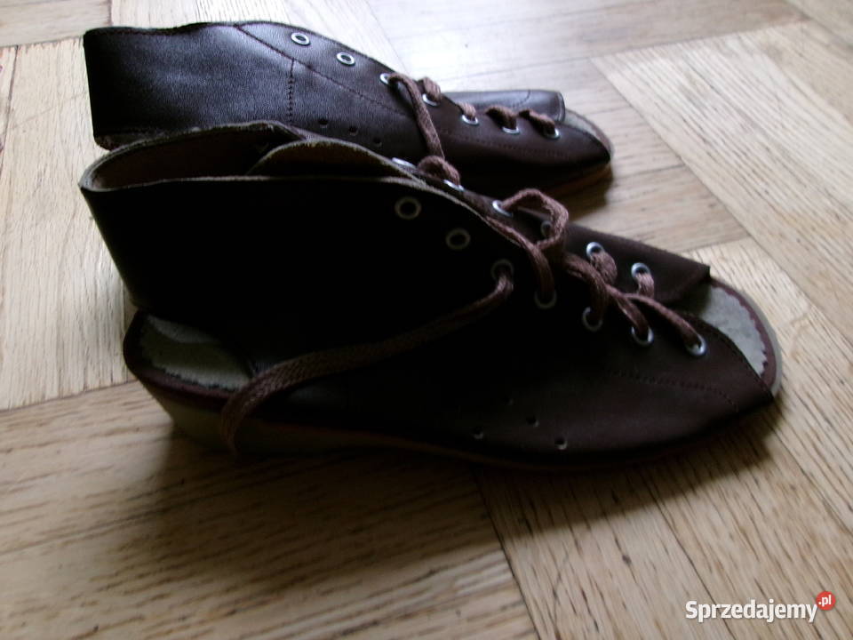 Obuwie robocze zdrowotne damskie skórzane z PRL sprzedam