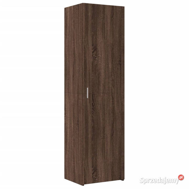 Wąska szafka brązowy dąb 50x425x225 WM3281307 Warszawa
