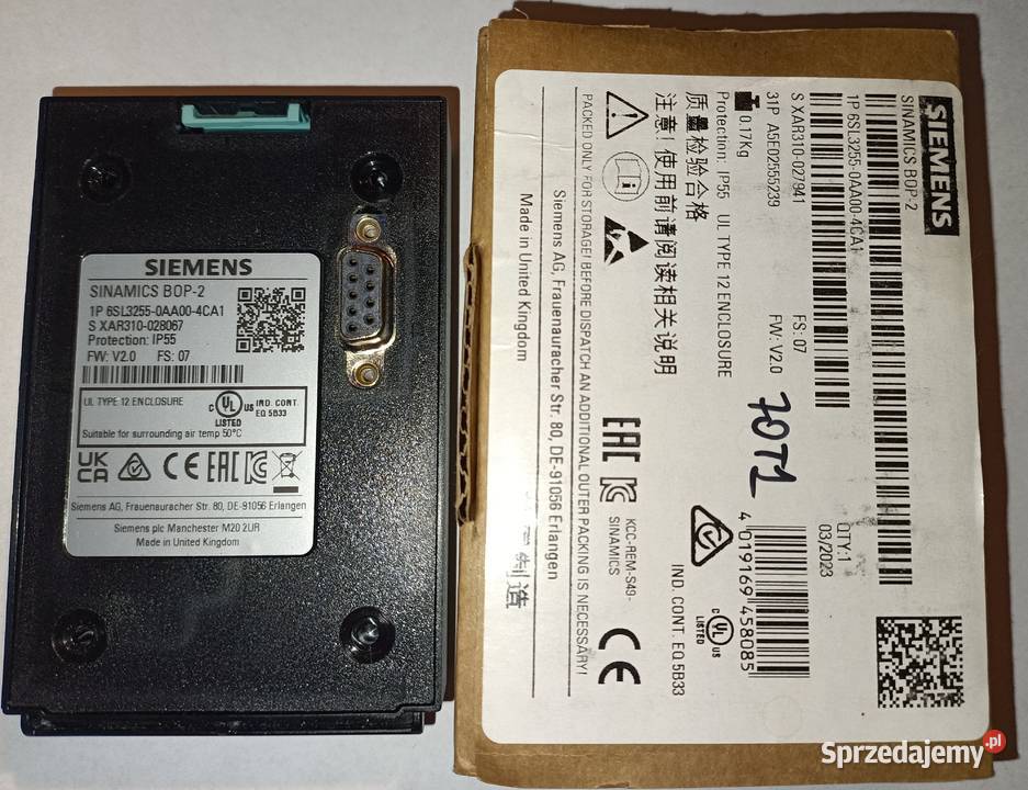 Siemens SINAMICS BOP 2 Poznań
