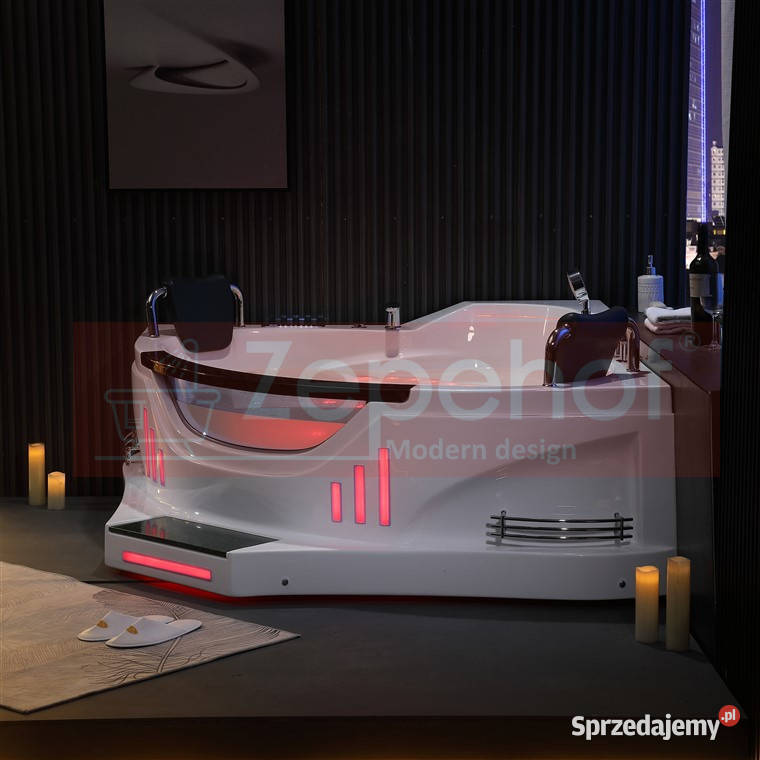 Wanna narożna z hydromasażem BS Materiały budowlane Grabówka