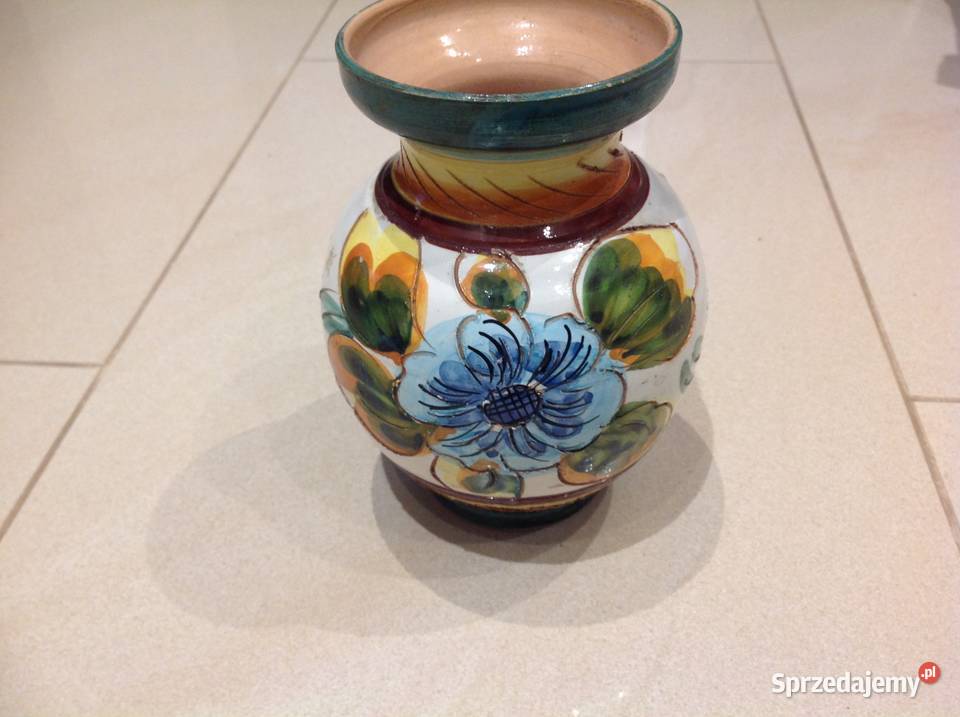Wazon Ceramiczny Ręcznie Malowany Wazony