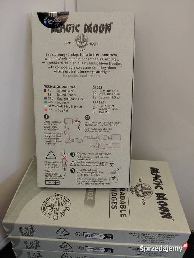 Kartridże do tatuażu Magic Moon Biodegradable Warszawa