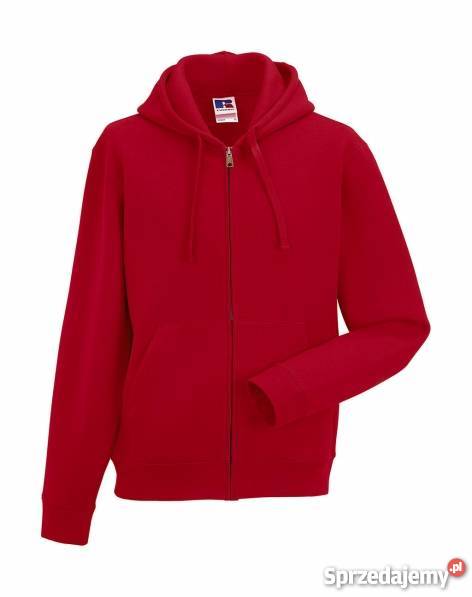 Bluza z kapturem zapinana na zamek kolor niebieski Warszawa