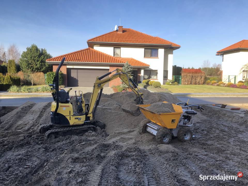 Nawożenie ziemi humusowanie niwelacja terenu Usługi Wrocław