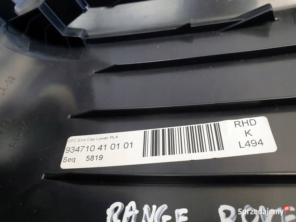 Range Rover II L494 KONSOLA SCHOWEK PÓŁKA oryg Rudka