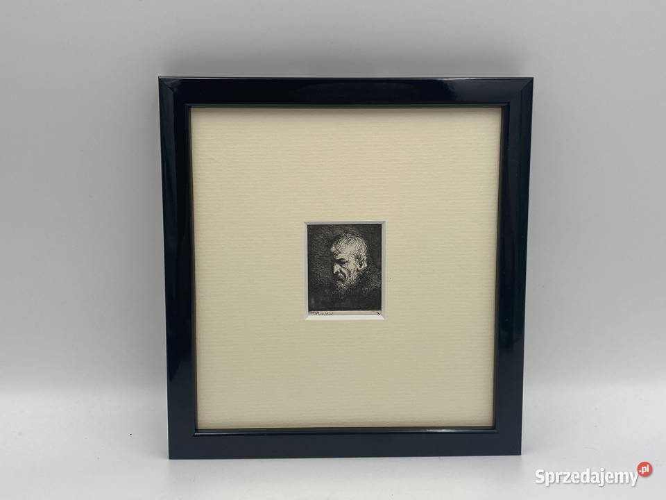 Michał Płoński17781812 akwaforta Portret wielkopolskie