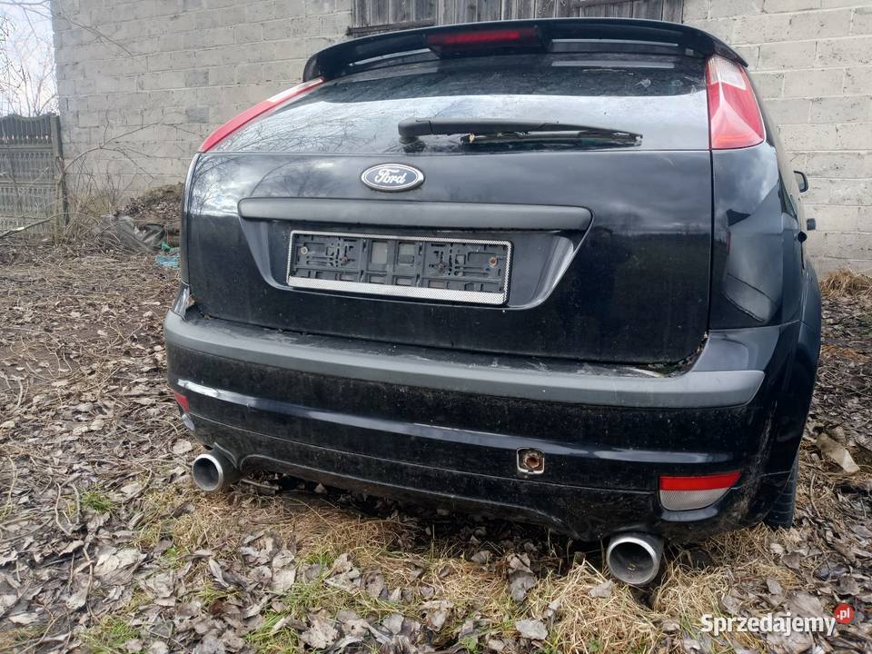 Ford Focus MK2 ST zderzak tylny tył wydech lotka