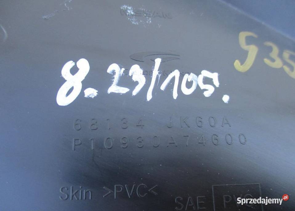 PLASTIK OSŁONA ZAŚLEPKA INFINITI G37 COUPE Nowy Tomyśl