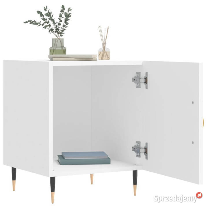 Szafki nocne 2 białe 40x40x50 WM827517 Warszawa