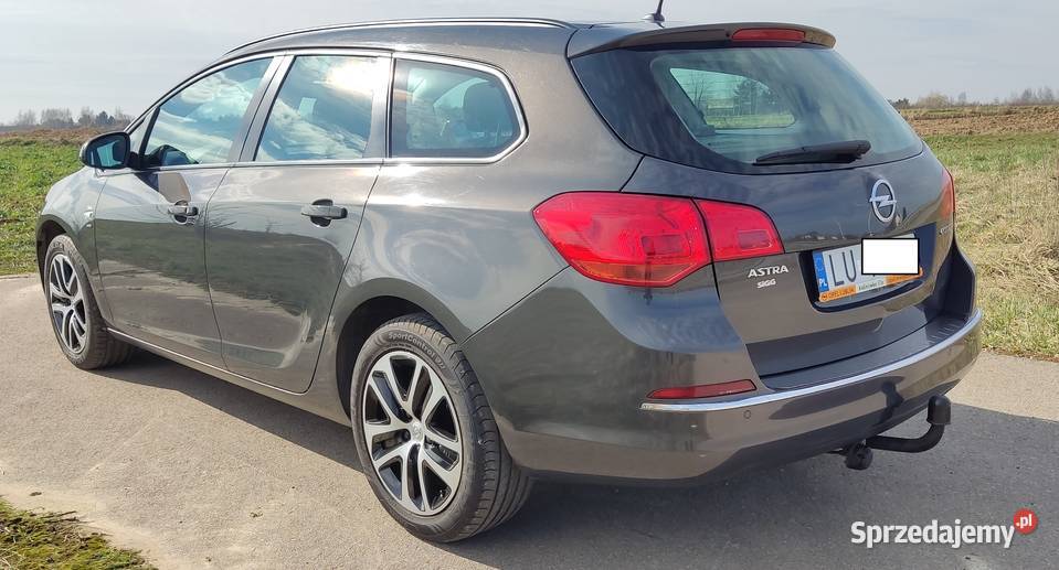 Opel Astra J 16CDTI 136 2014 r Sports Tourer poduszka powietrzna Lublin