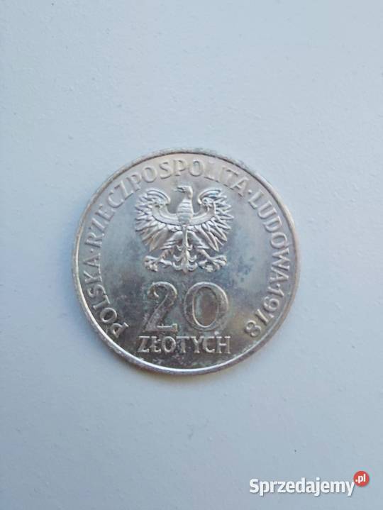 moneta 20 PRL Pierwszy Polak w kosmosie 1978 wielkopolskie Poznań sprzedam