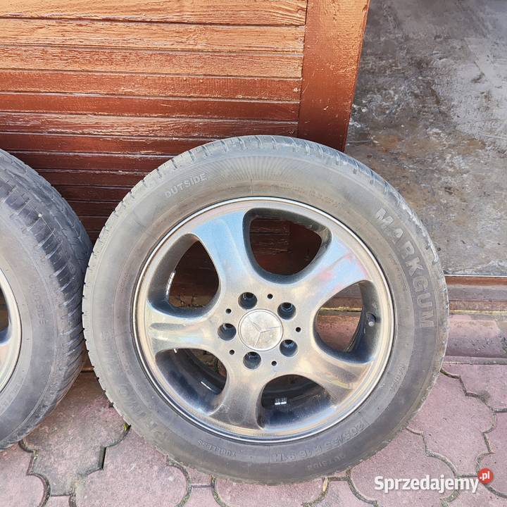 Alufelgi Mercedes 16 Z oponami 2055516 wielkopolskie Koło sprzedam