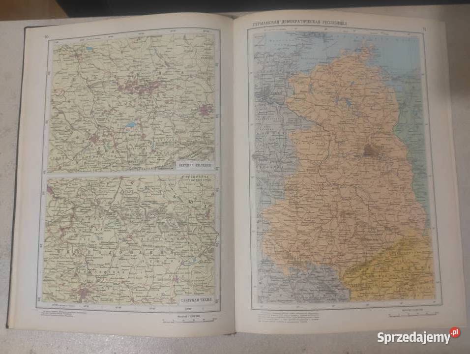 Atlas MiraAtlas świata Moskwa 1988r Bydgoszcz
