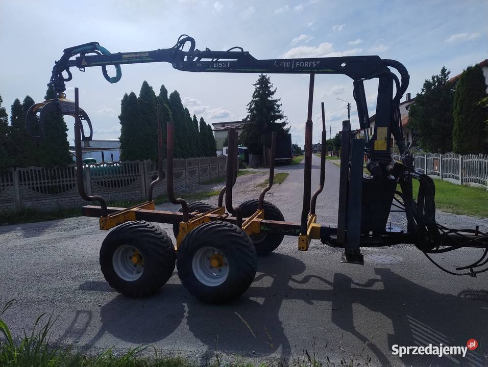 Przyczepa leśna FB70FB53T z hds Grabów-Wójtostwo