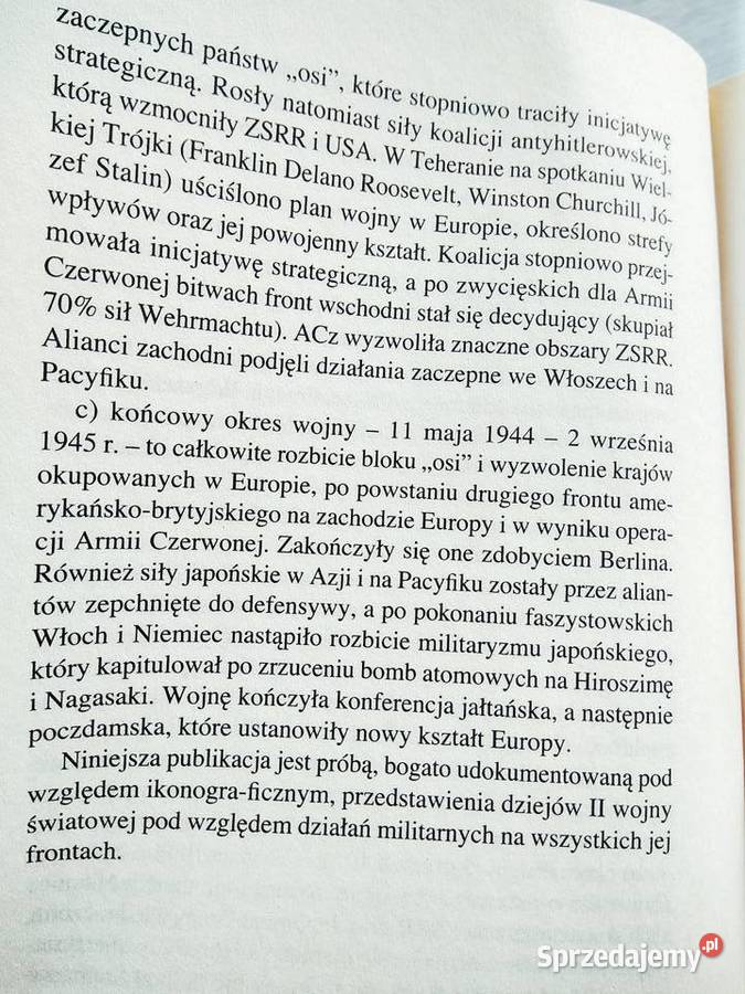 Druga wojna światowa książka antykwariat szkolny Antykwariat mazowieckie Warszawa