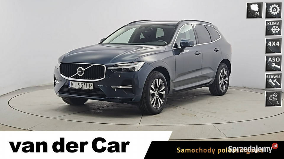 Volvo XC 60 B5 B AWD Core aut Z Polskiego Salonu Zarejestrowany w Polsce XC 60 Warszawa sprzedam