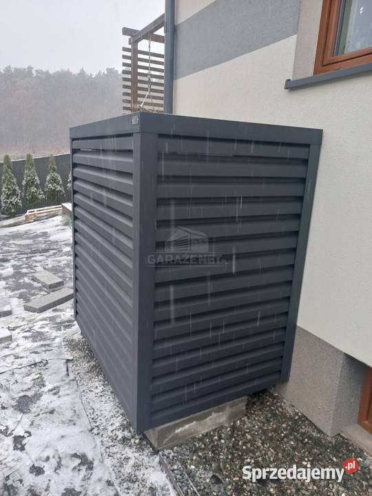 Osłona pompy ciepła 80x50x180 antracyt OP390 Łapanów