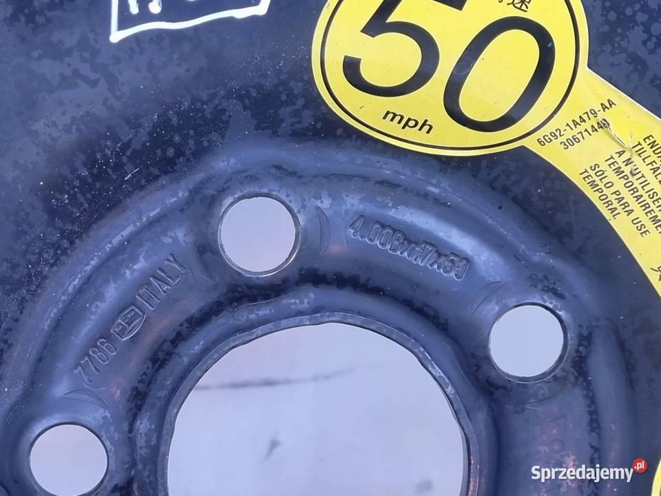 Volvo S80 V70 S60 I KOŁO DOJAZDOWE dojazdówka Chełm