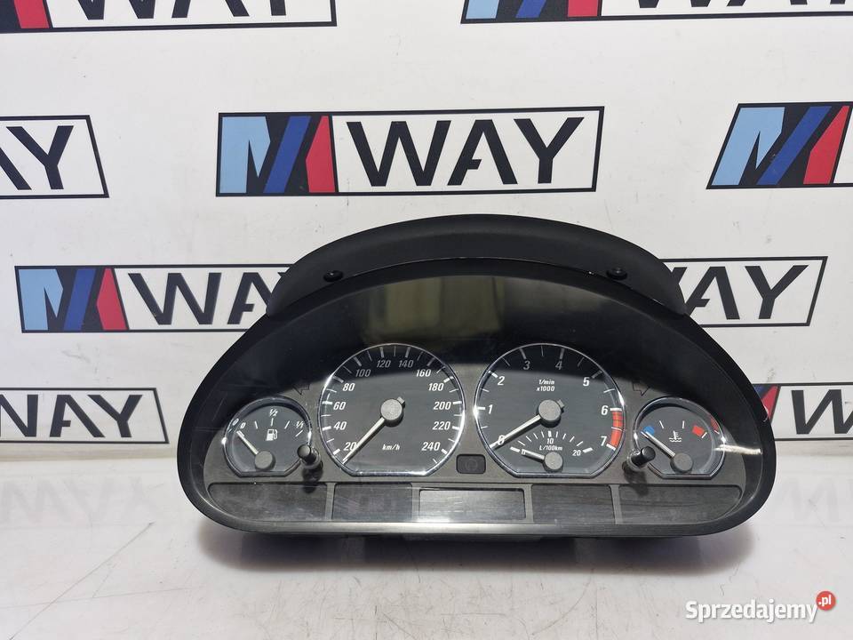 6911306 BMW E46 LICZNIK ZEGARY EUROPA ORYGINAŁ osobowe