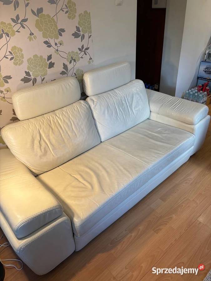 SOFA SKÓRZANA ROZKŁADANA Warszawa