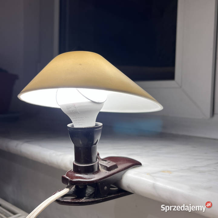 Klipsowa bakelitowa lampka nocna ZUKOV Warszawa sprzedam