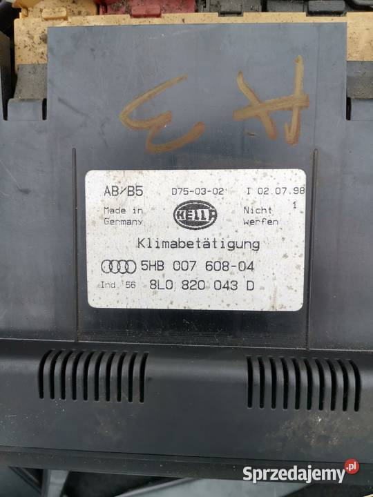 Panel nawiewu audi a3 śląskie Czerwionka-Leszczyny