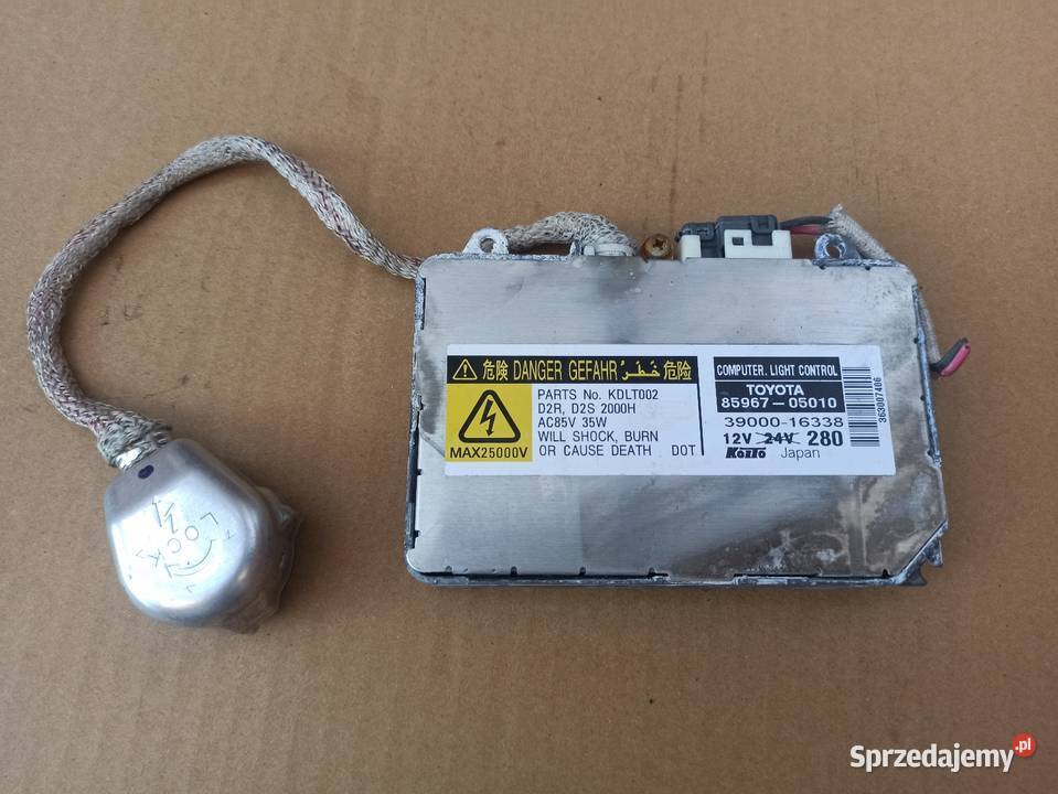 TOYOTA AVENSIS T25 przetwornica xenon 8596705010 dolnośląskie Bolesławiec sprzedam