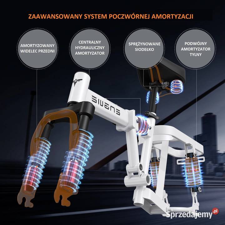 Mini rower składany ENGWE T14 250W 48V 10Ah 55 Tarnobrzeg
