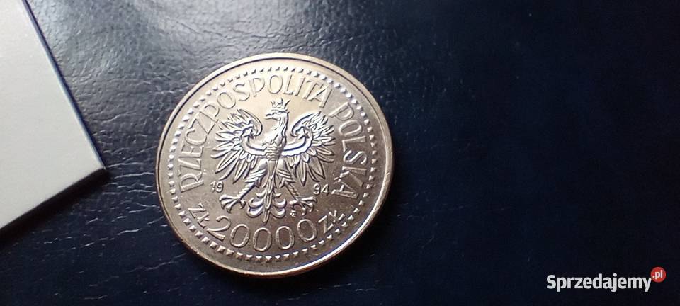 Stare monety 20 000 złotych 1994 Zygmunt I Stary Lesko