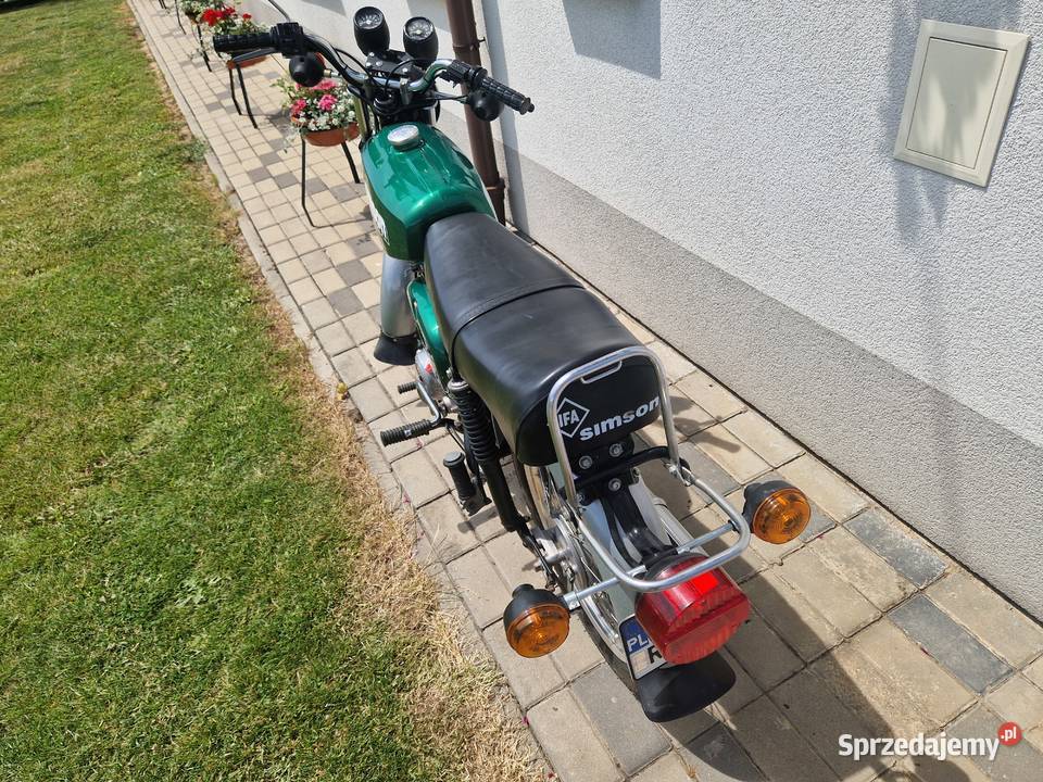 Simson s51 4 biegowy 12v Motocykle, skutery, quady Kańczuga