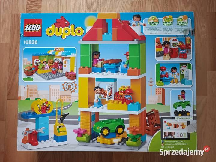 LEGO DUPLO 10836 Miasteczko używany kompletny Klocki mazowieckie Warszawa