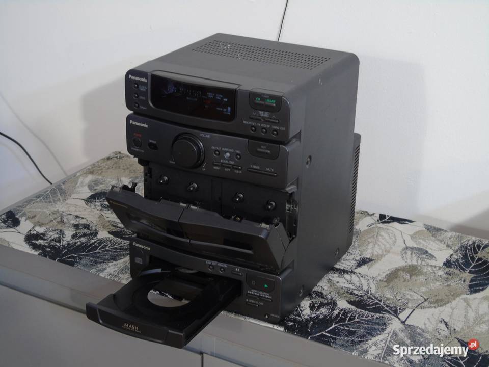 Wieża Panasonic radio AUX mocna DOSTAWA podkarpackie Jasło