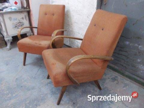 Stare fotel model 53 J Smidek Czechosłowacja TON śląskie Bielsko-Biała