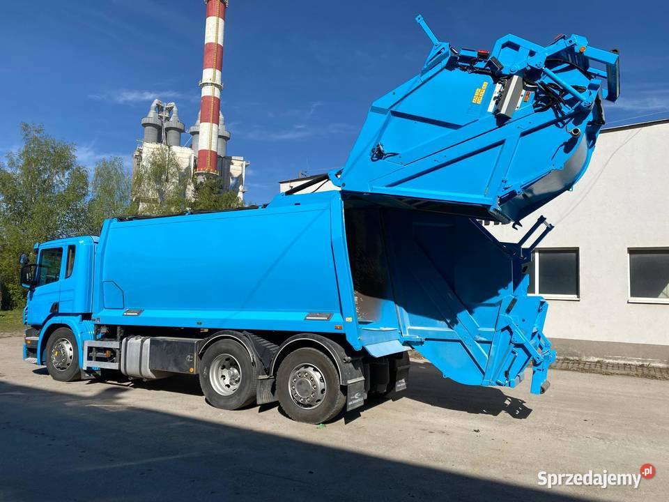 Śmieciarka SCANIA P280 euro5 Joab 2 komory ogranicznik prędkości
