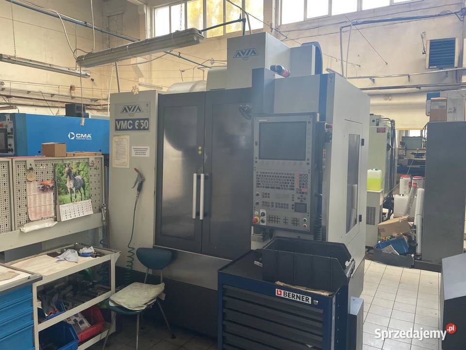 centrum obróbcze CNC Avia VMC 650 Bydgoszcz
