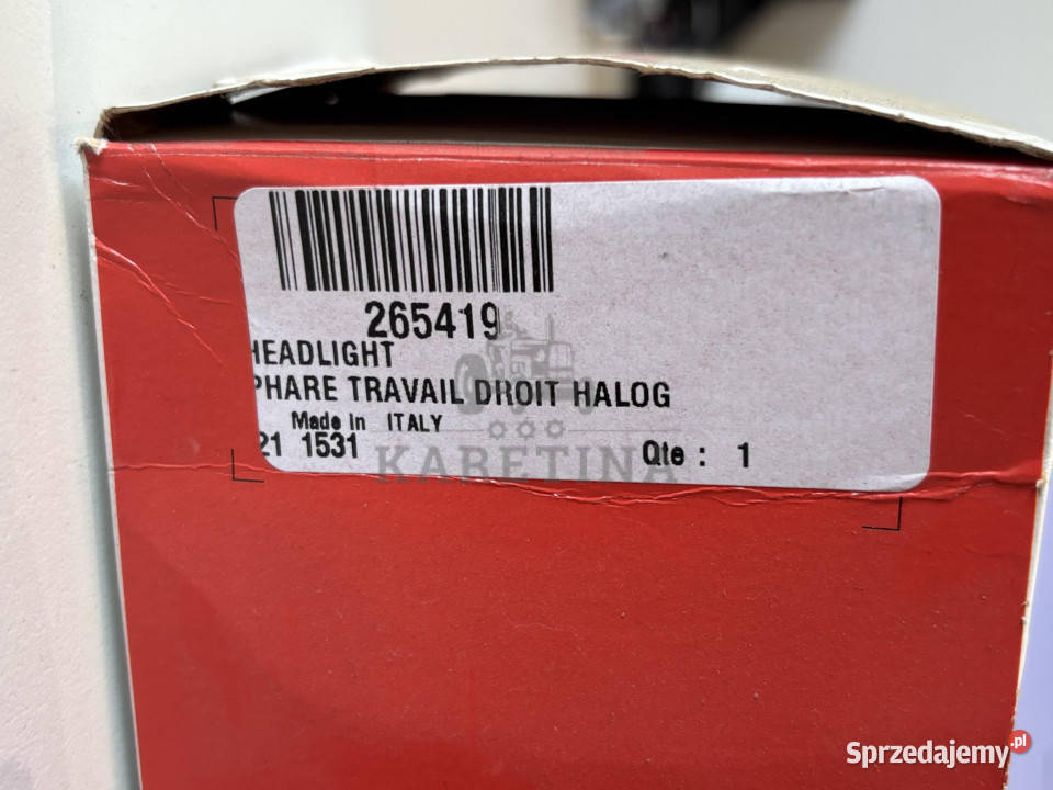 MANITOU Lampa halogen przód tył teleskop Jastrzębniki