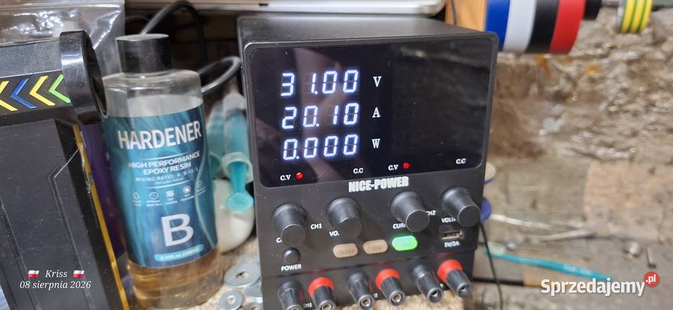 Zasilacz Laboratoryjny podwójny 30V 20A 60V 10A Zielona Góra sprzedam